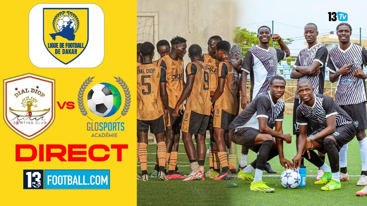 EN DIRECT SUR LA 13TV, DIAL DIOP 🆚 GLOSPORTS (6&Egrave;ME JOURN&Eacute;E CHAMPIONNAT R&Eacute;GIONAL S&Eacute;NIOR)#LFD