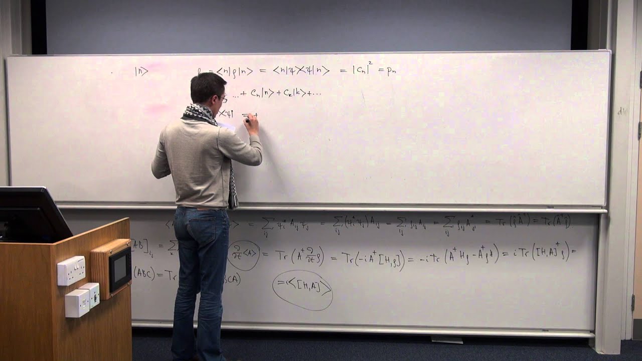 Spin Dynamics - Density operator formalism