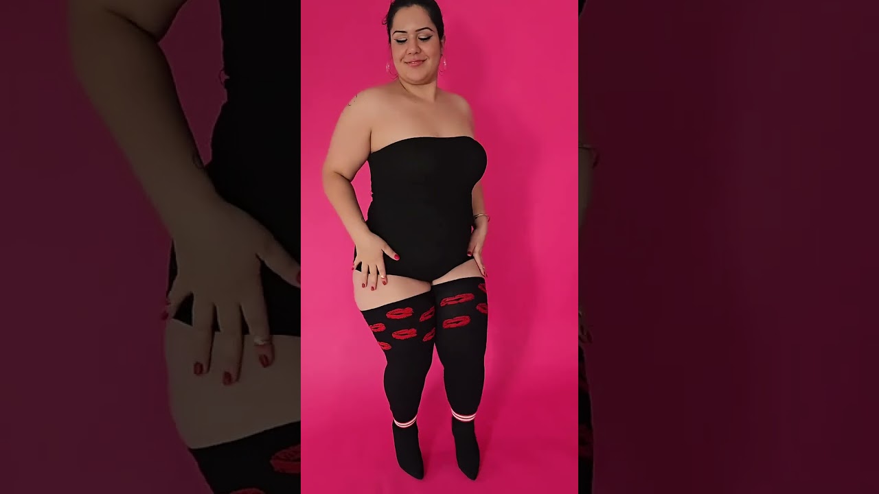 Thunda Thighs Plus Size Socks - Kiss Me Tubbies Collection