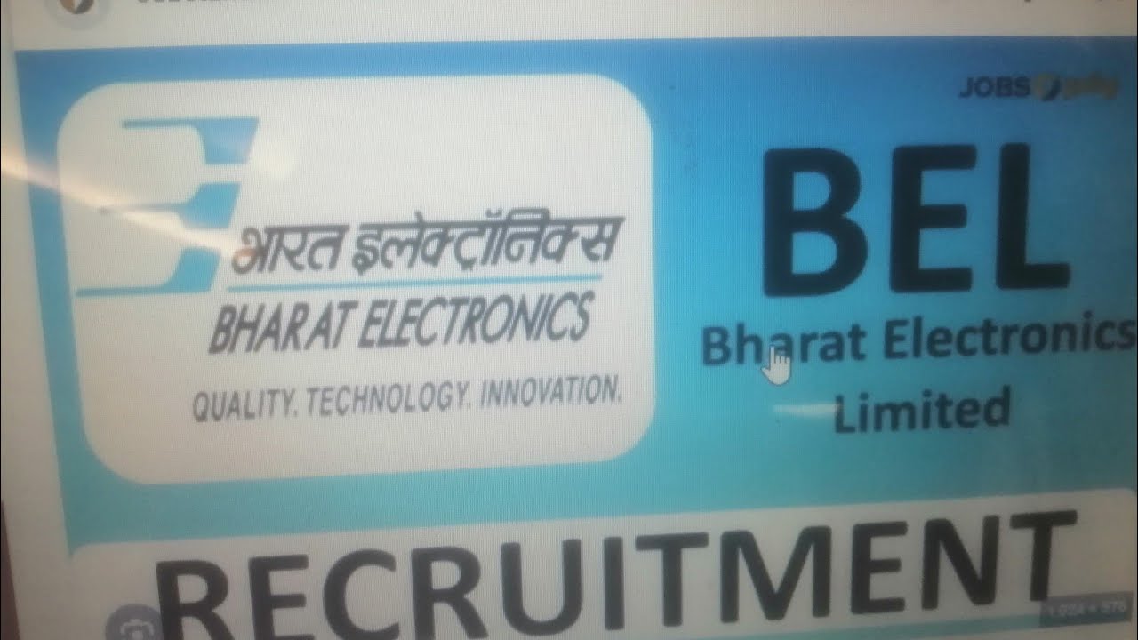 BEL vacancy 2023