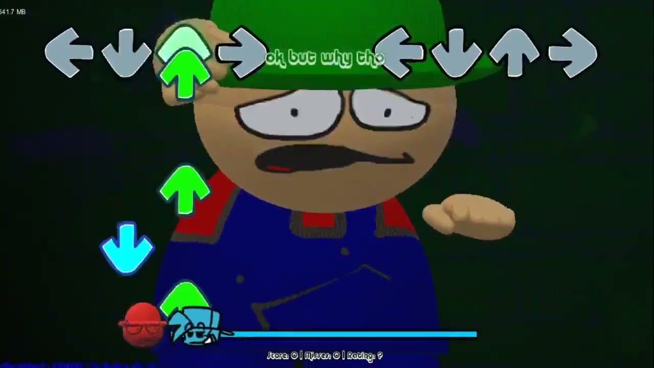 Fnf - Polygonized but its bambi instead of dave (REUPLOAD)