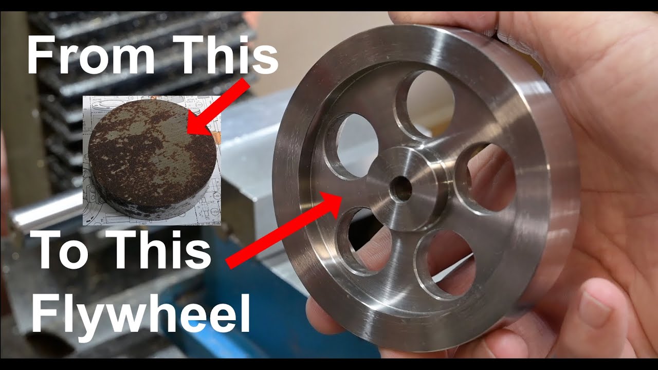Final Part of the Stuart 10v Steam Model - Flywheel