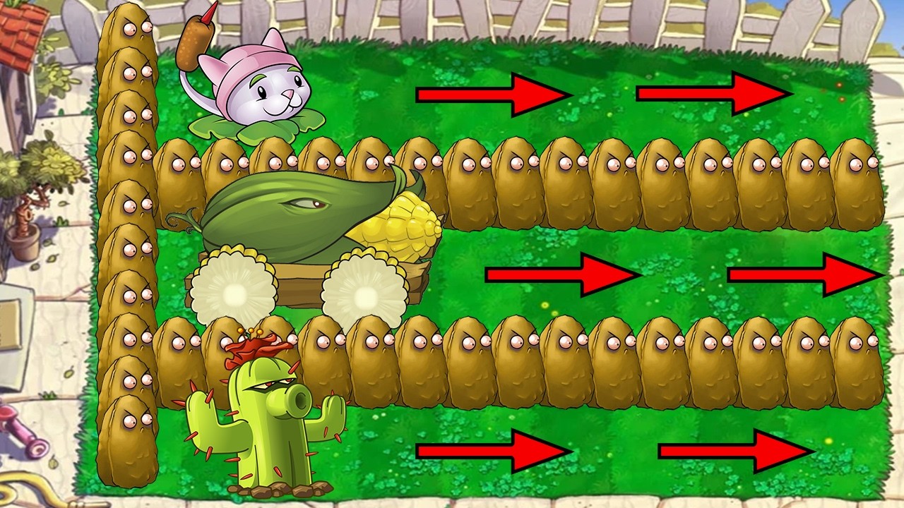 Team Spikes X Cob Cannon Vs Gargantuar Vs Dr. Zomboss - Plants vs Zombies Chaos