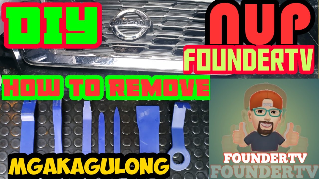 NISSAN NV350 | HOW TO REMOVE THE GRILL | FOUNDERTV DIY