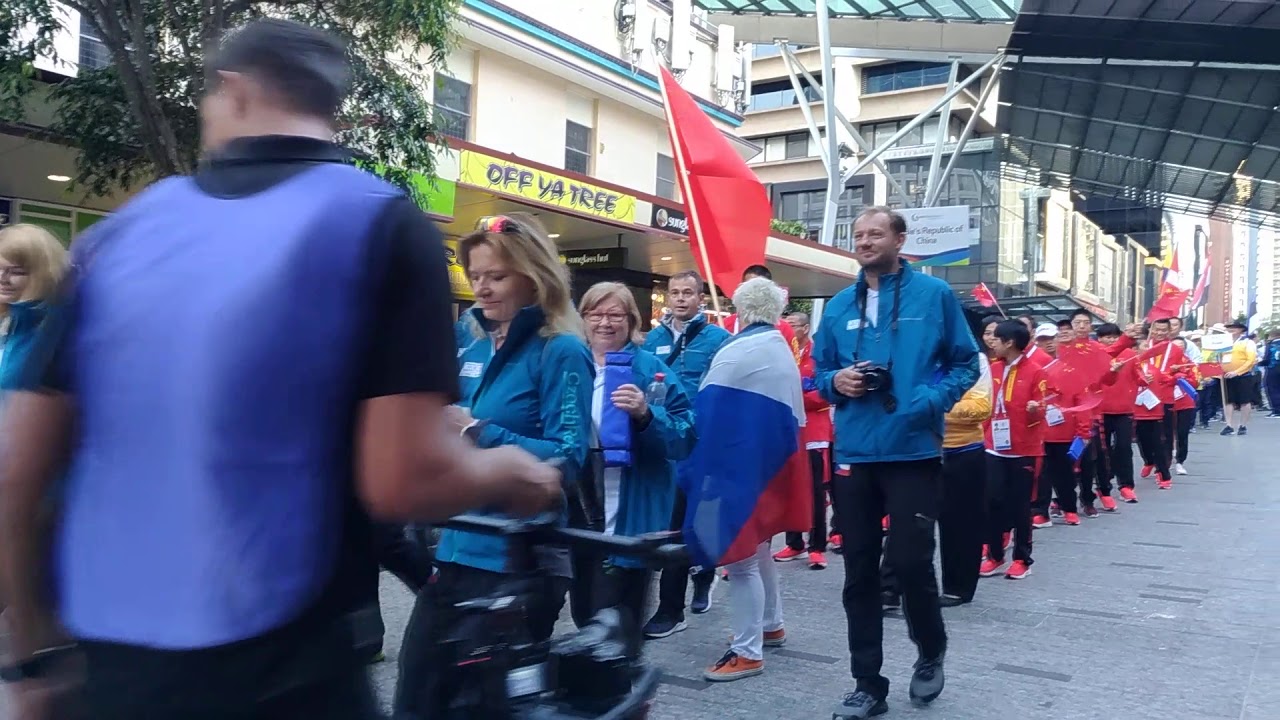 INAS Global Games parade. Brisbane. Australia. Part 1