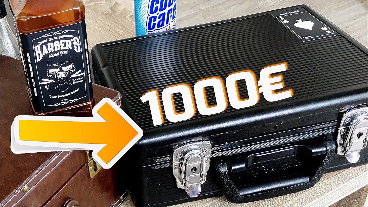 1000€ DANS MA MALLETTE BARBIER, JE VOUS EXPLIQUE TOUT !