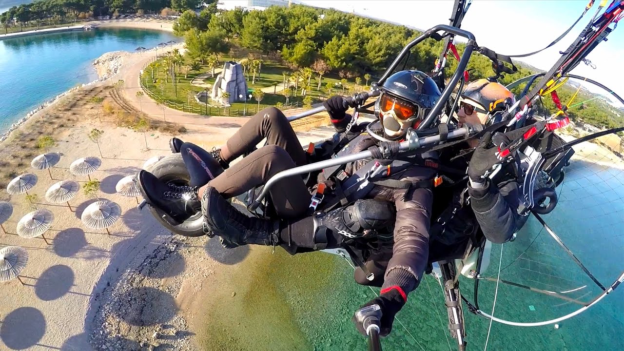 flying Croatia on paramotor. Dudek Hadron cabrio and Dudek Hadron xx