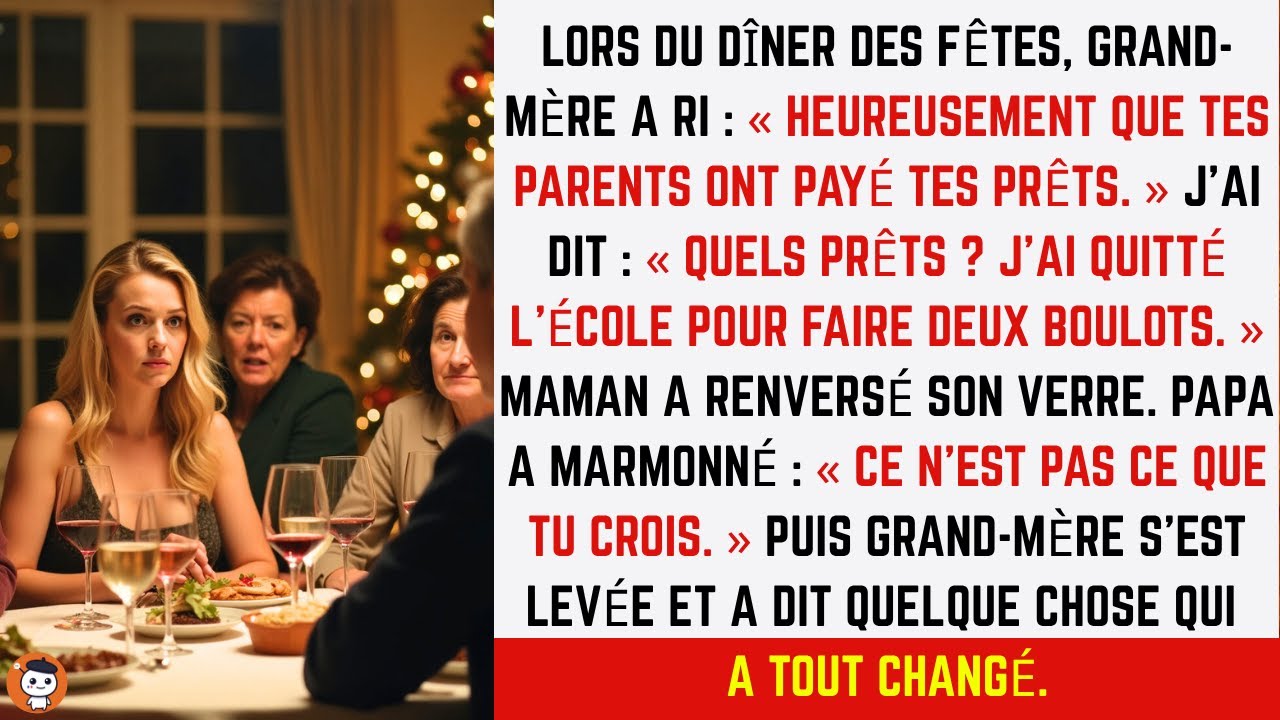 Ma grand-mère a mentionné ma dette étudiante… ma réponse a brisé toute l’illusion familiale