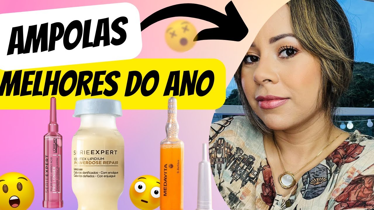 AMPOLAS QUE FIZERAM MILAGRE NO MEU CABELO🔥💥