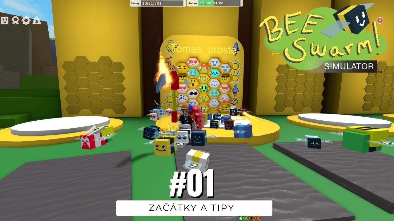 🐝 Včelařím! Tohle se zase povedlo. Tipy do začátku. ┃# 01┃Bee Swarm Simulator