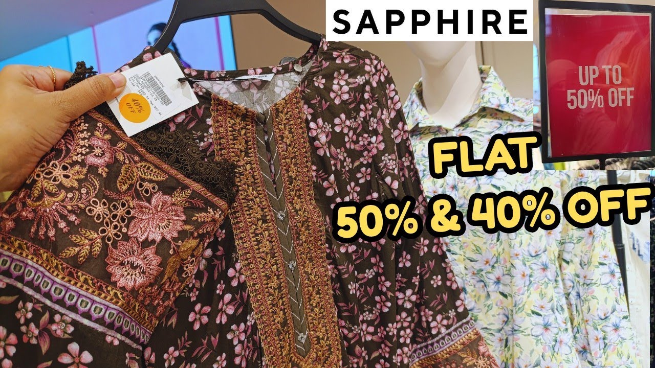 Sapphire FLAT 50% & 40% OFF SALE 📣♥️ sapphire Sale 2025🔥♥️