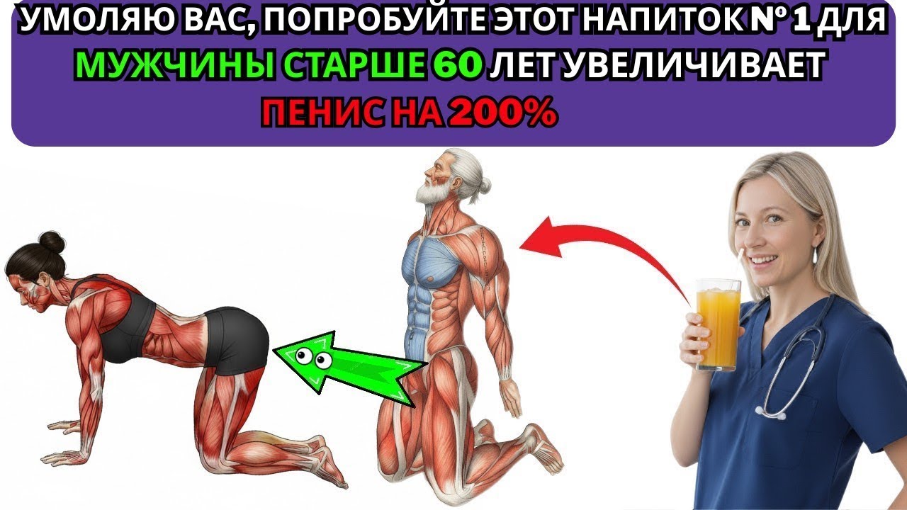 Напиток №1, который естественным образом увеличивает приток крови 💪 На 200  больше энергии ночью