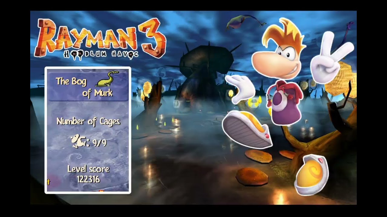 Rayman 3 HD | 122316 points on the Bog of Murk!