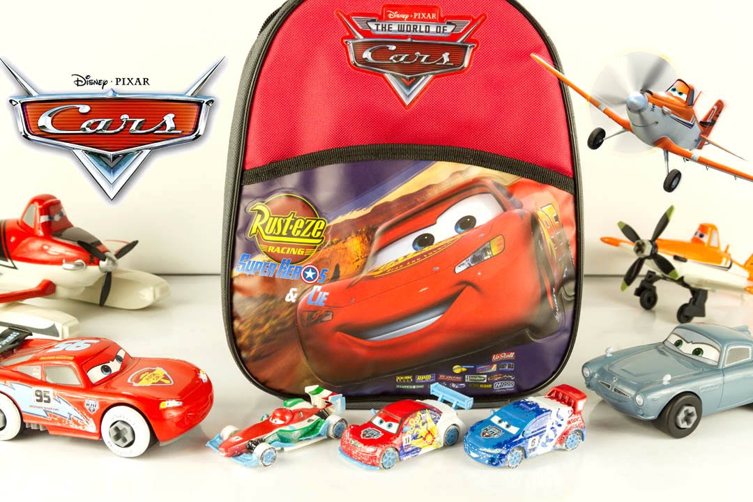 Disney Pixar Cars Lunch Bag Sac à gouter Surprise français 4k Flash McQueen Jouet Toy Unboxing