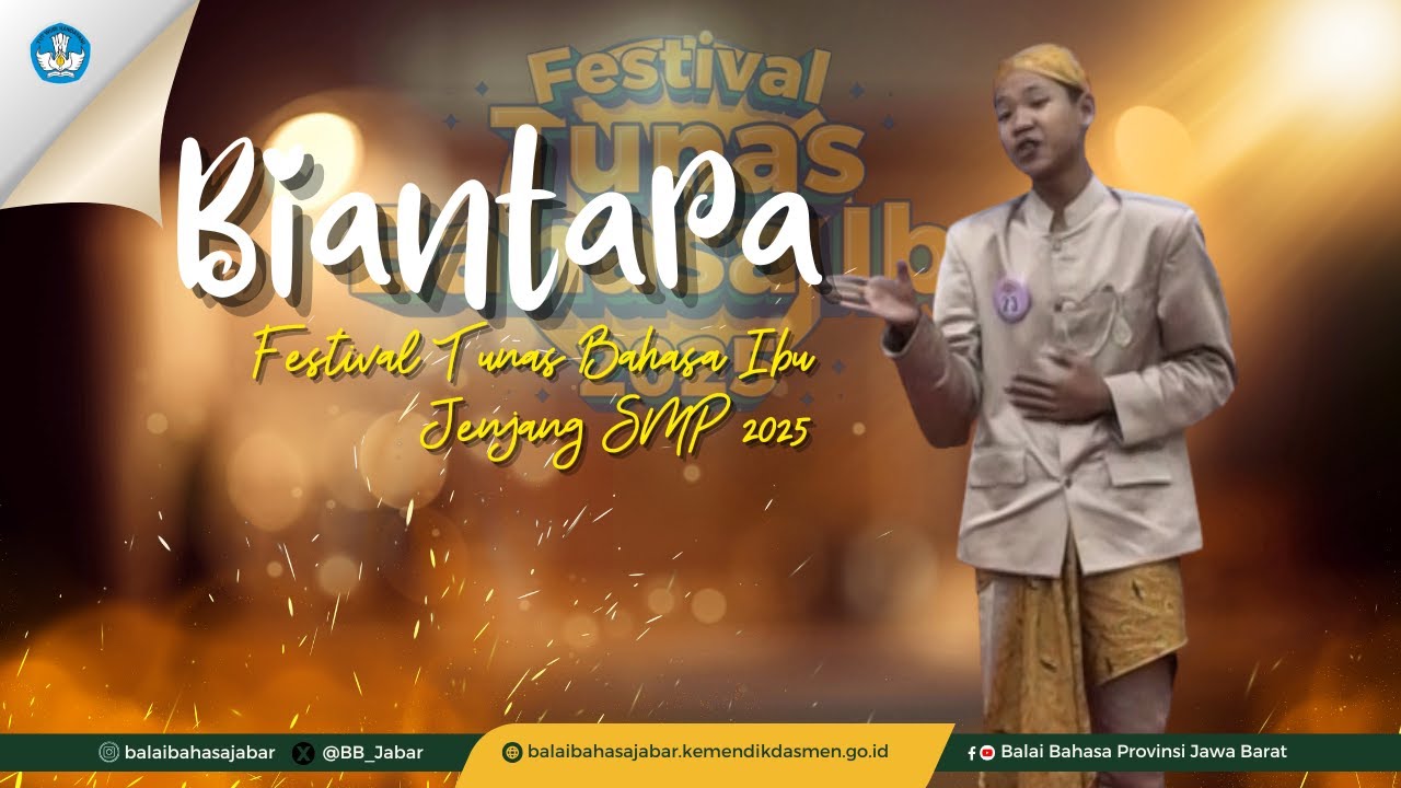 Pemenang I Biantara Kategori Putra Jenjang SMP,  FTBI Jawa Barat Tahun 2025