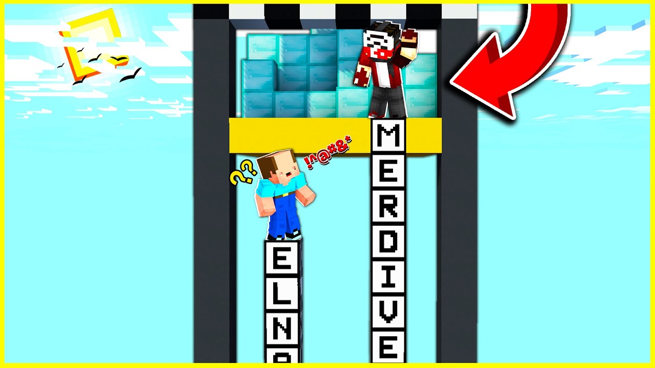 MİNECRAFT ALFABE SIRASIYLA ELMAS YARIŞ !! 🏁 - BalonCraft #609