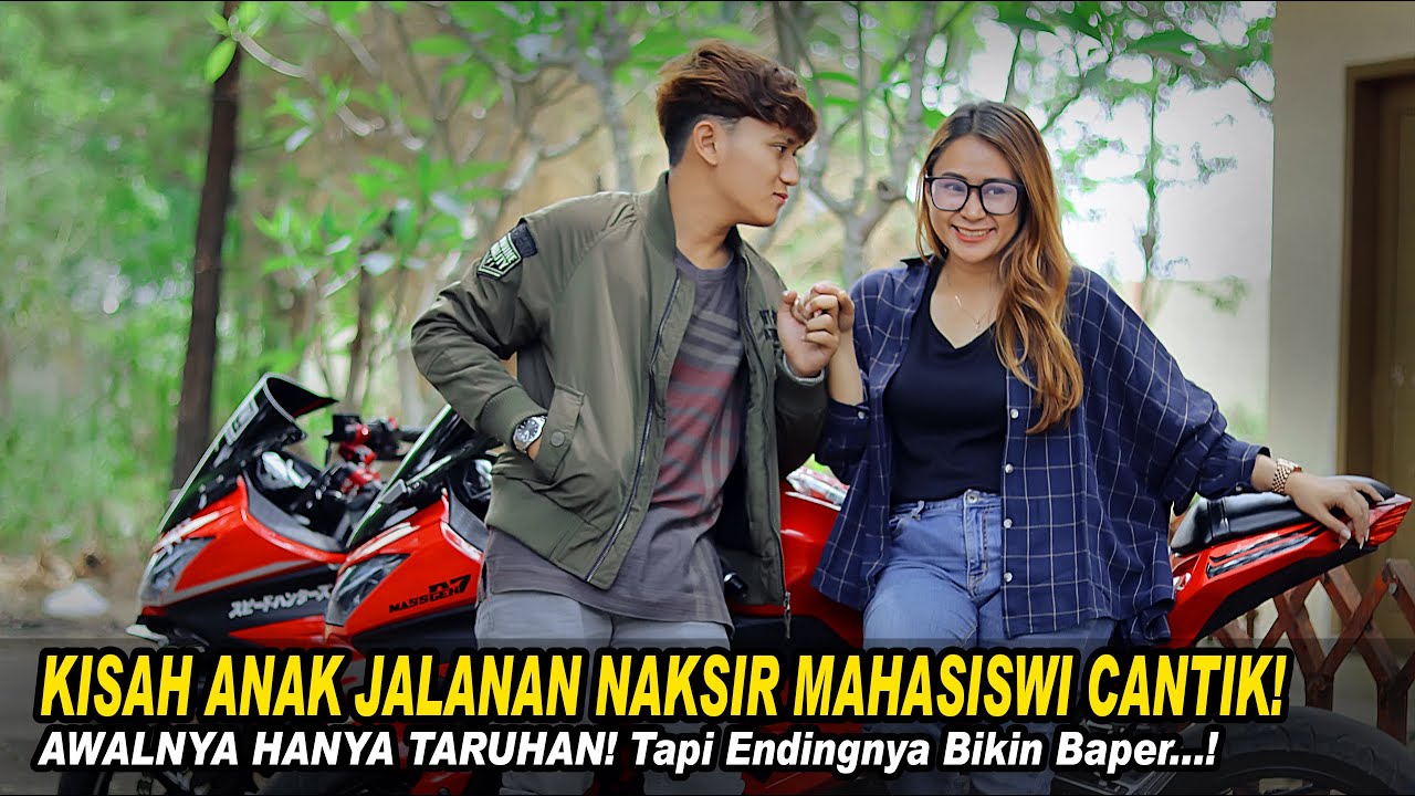 KISAH ANAK JALANAN NAKSIR MAHASISWI CANTIK! AWALNYA HANYA TARUHAN! Tapi Endingnya Malah Baper..