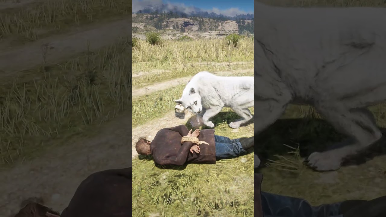 Essential Skills for Thriving in the Wild Ss398 | Snake Kills Mountain Lion to Save Man #shorts