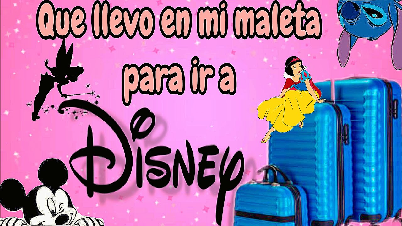 Que necesitas llevar en tu maleta a Disneyland Paris en invierno 🎒maleta y mochila para los parques