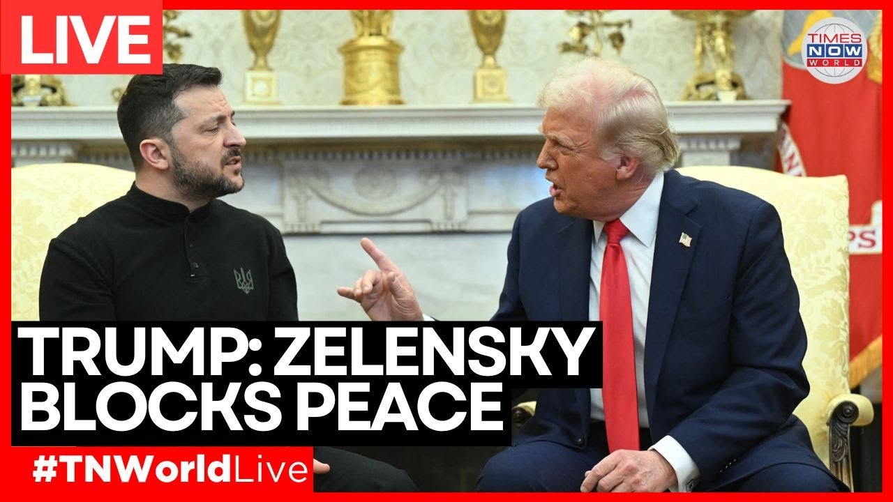 ZELENSKY UNDER FIRE LIVE: Trump Claims Ukrainian Leader is Obstacle to Peace Agreement | Ukraine