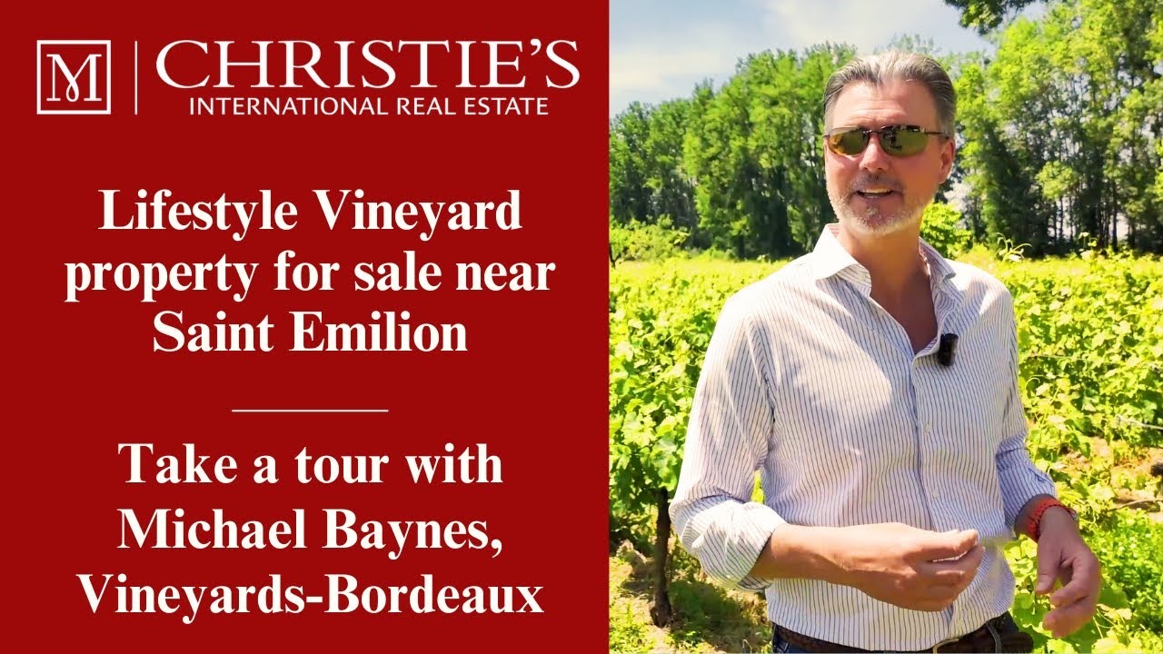 Tour of a  lifestyle vineyard property for sale near St Emilion with Vineyards-Bordeaux. Ref: MB1033