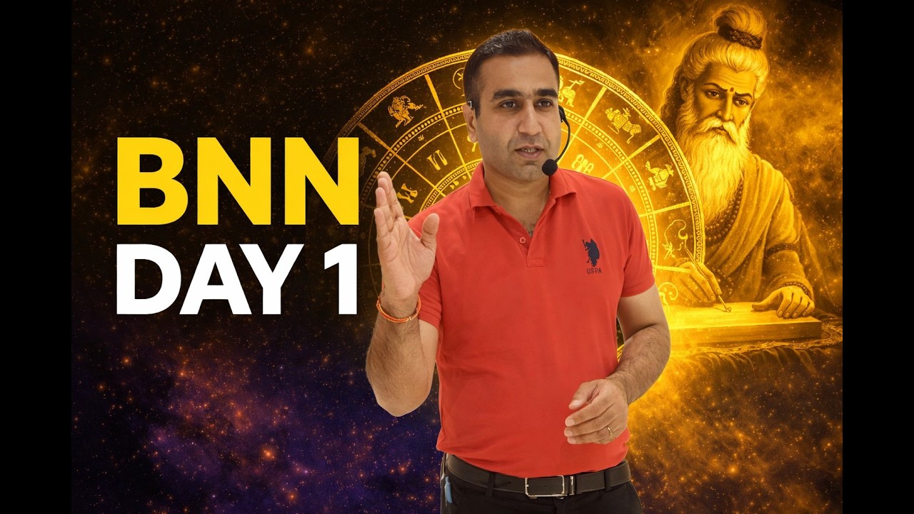 BNN Astrology Day 1 | Bhrigu Nandi Naadi Basics | Accurate Prediction Technique (FREE Class) #bnn