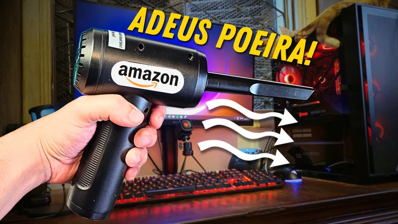 Comprei o Melhor Soprador de Poeira na Amazon? Testei no meu PC