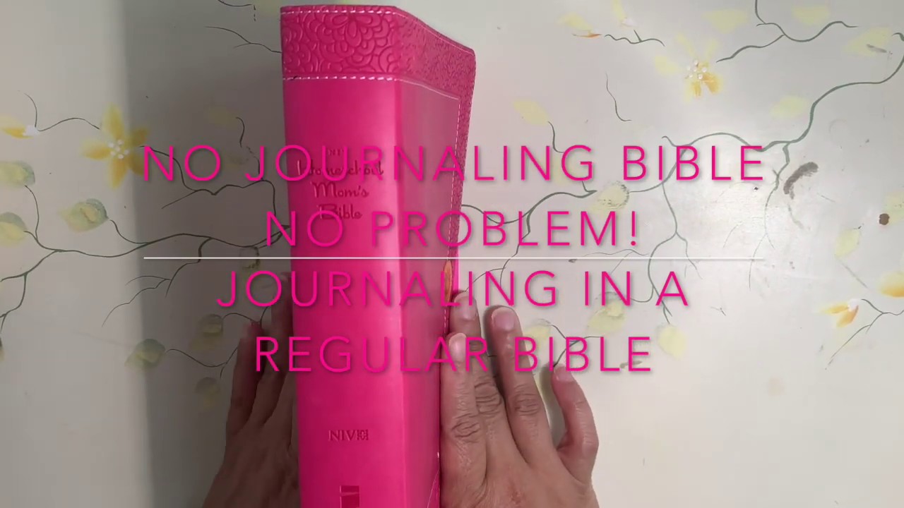 Journaling in a Non-Journaling Bible Chat