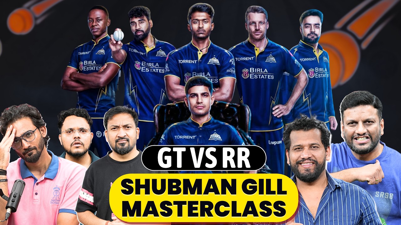 🔴RCB vs GT FINAL, SHUBMAN GILL SENSATIONAL KNOCK. RR ZERO WITHOUT VAIBHAV, ARCHER