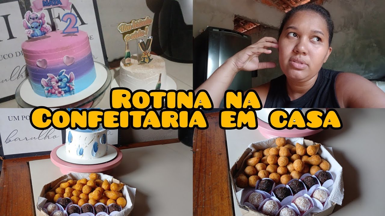 TRABALHANDO COM CONFEITARIA EM CASA /DIA DE CORRERIA POR AQUI/CONVERSEI UM POUCO 