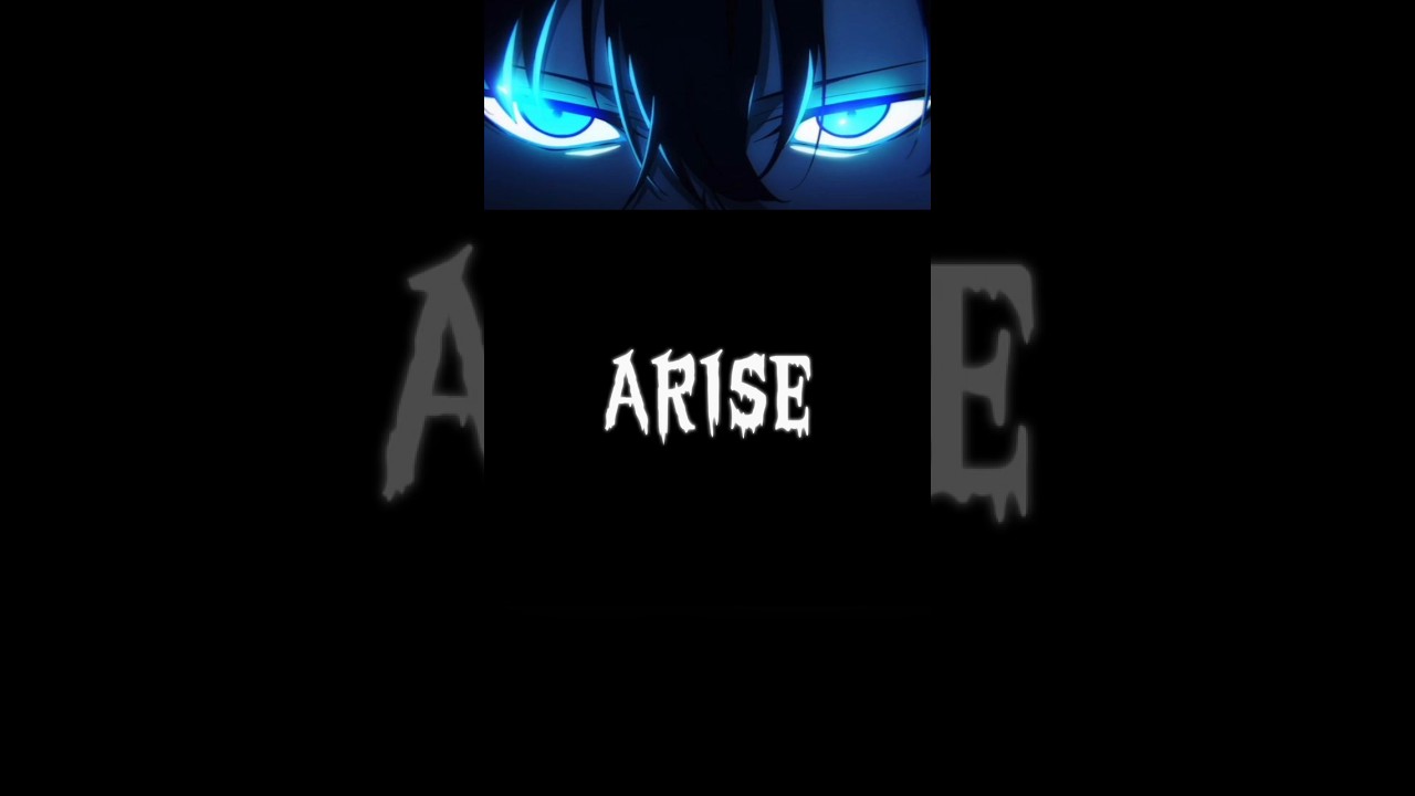 #arise #motivation #animeedit #sungjinwoo #sololeveling