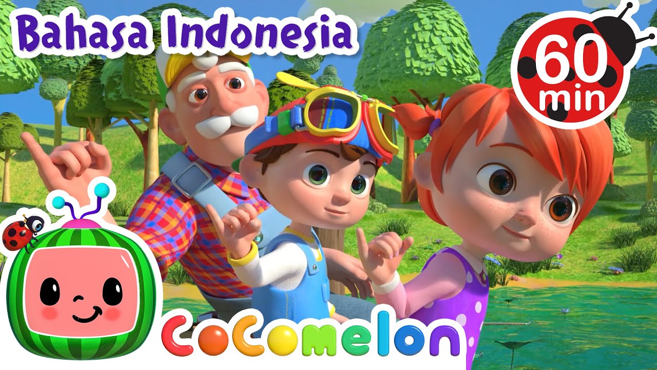 Pergi Memancing Bersama Kakek🎣 | CoComelon Bahasa Indonesia - Lagu Anak Anak | Nursery Rhymes