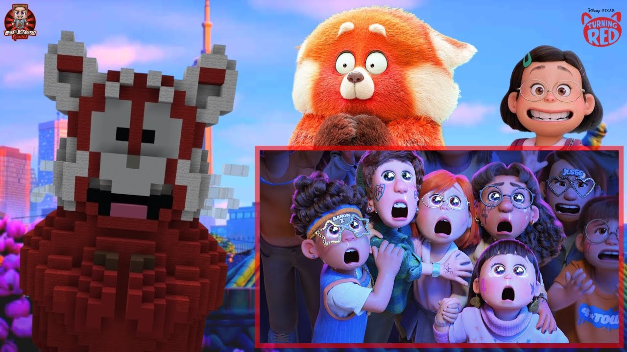 How to Build Red Panda Mei from Turning Red in Minecraft!!