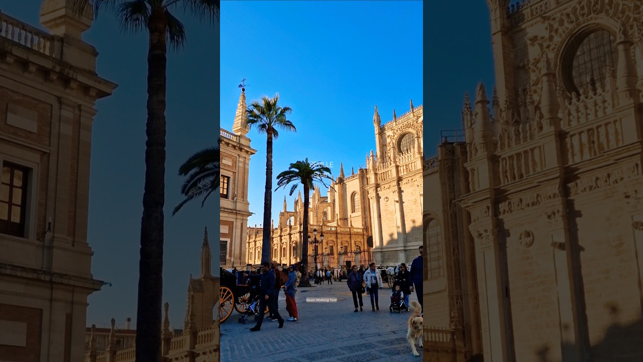 📍SEVILLE 🇪🇦 Walk in Europe&rsquo;s Most Beautiful City #travel #4k #walkingtour #spain