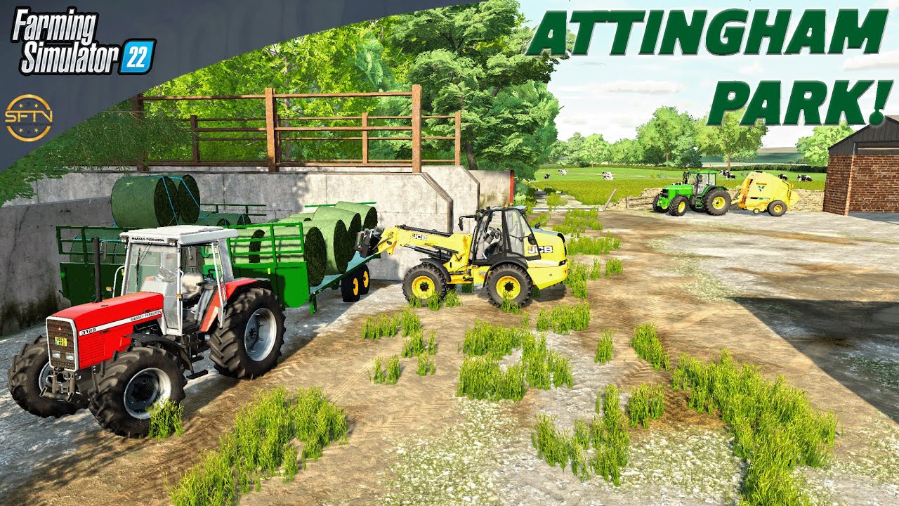 £5 MILLION Farm challenge - The Setup! | Attingham Park  | Farming Simulator 22 - Live Stream