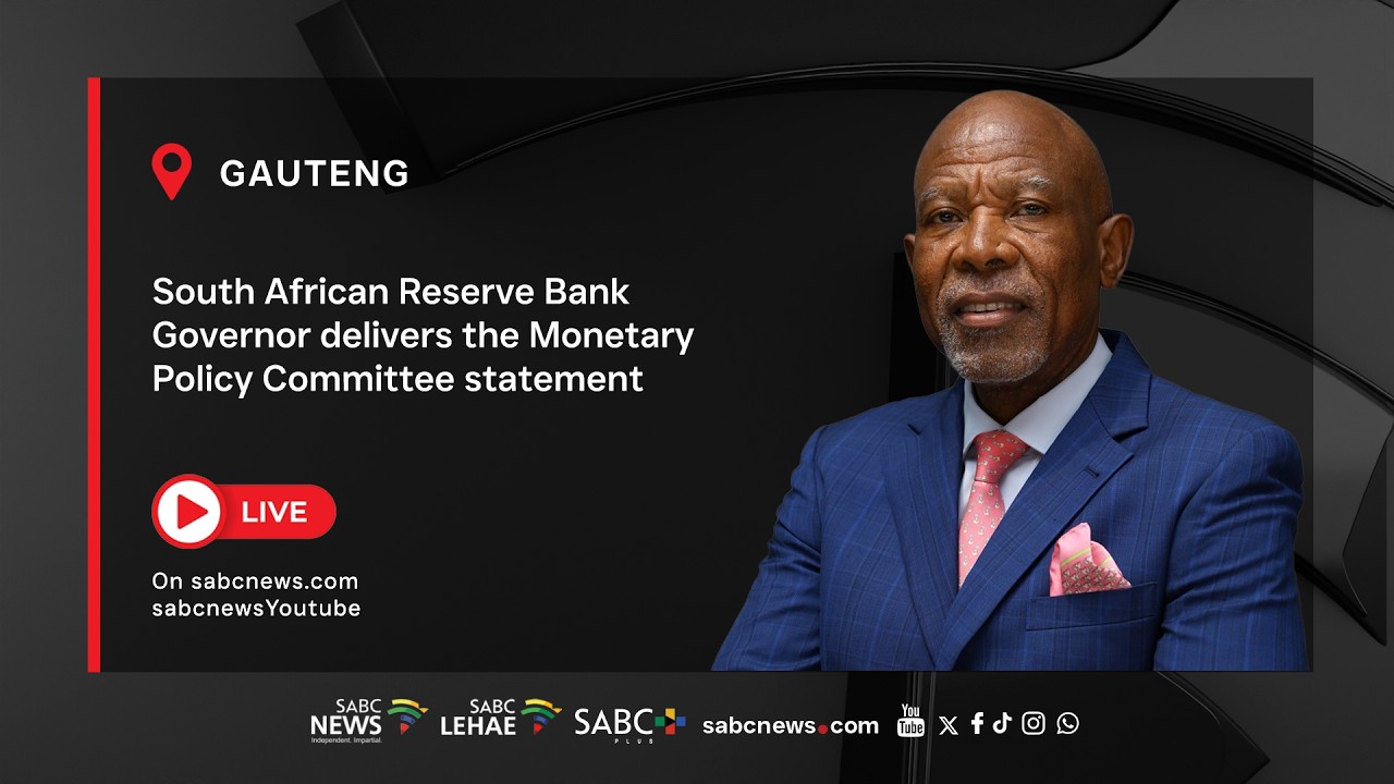 Governor Lesetja Kganyago delivers the Monetary Policy Committee statement