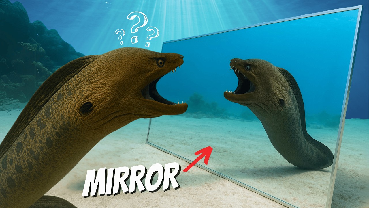 Sea Creatures vs Giant Mirror: Are They Smarter Than We Think?