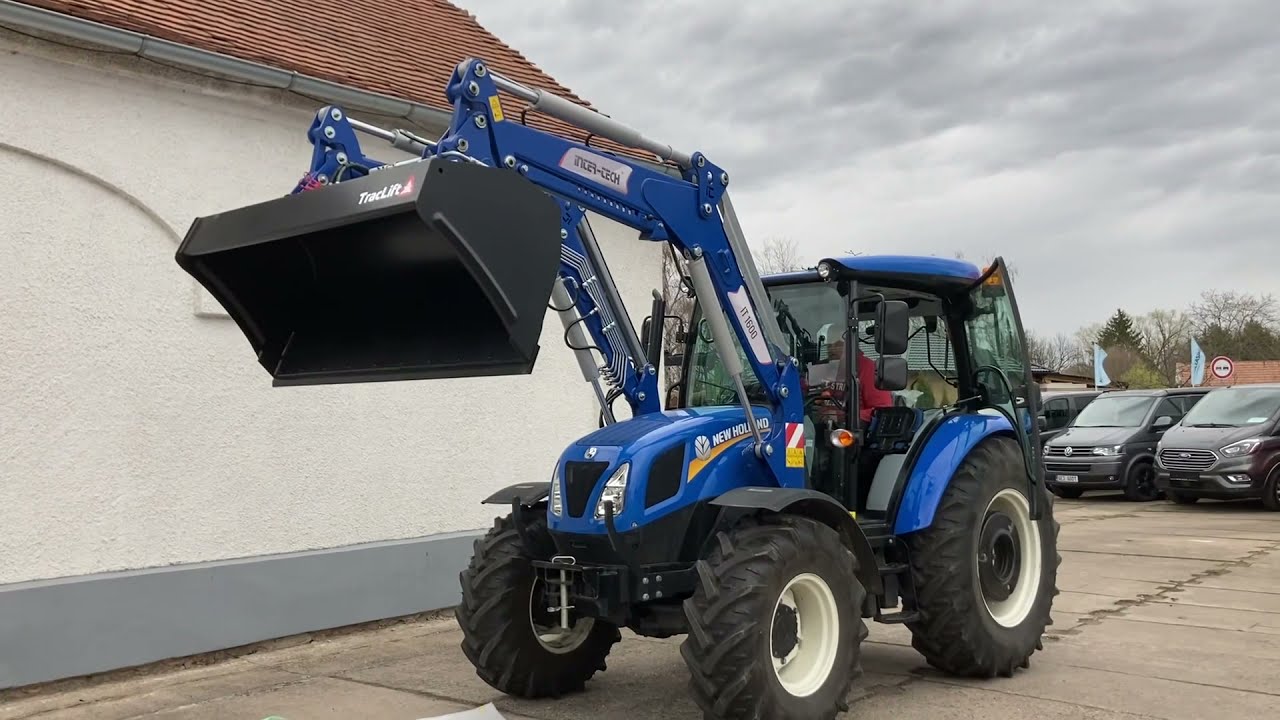 UNBOXING pt.1 New bucket - lopata Trac lift + tractor NH T4 75 S 4WD