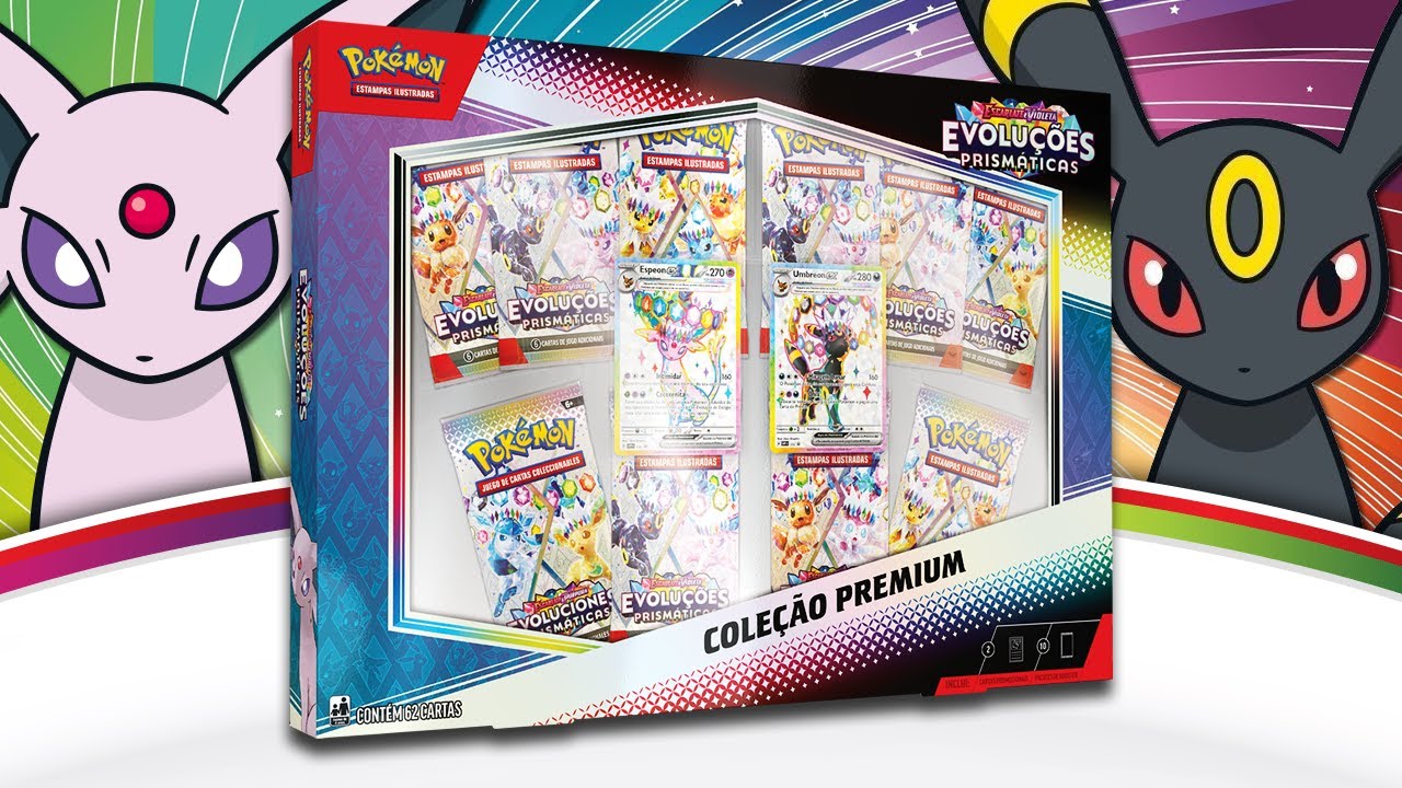 INACREDIT&Aacute;VEL! Abrimos um DEMI GOD PACK na nova Box Pok&eacute;mon Cole&ccedil;&atilde;o Premium de Evolu&ccedil;&otilde;es Prism&aacute;ticas