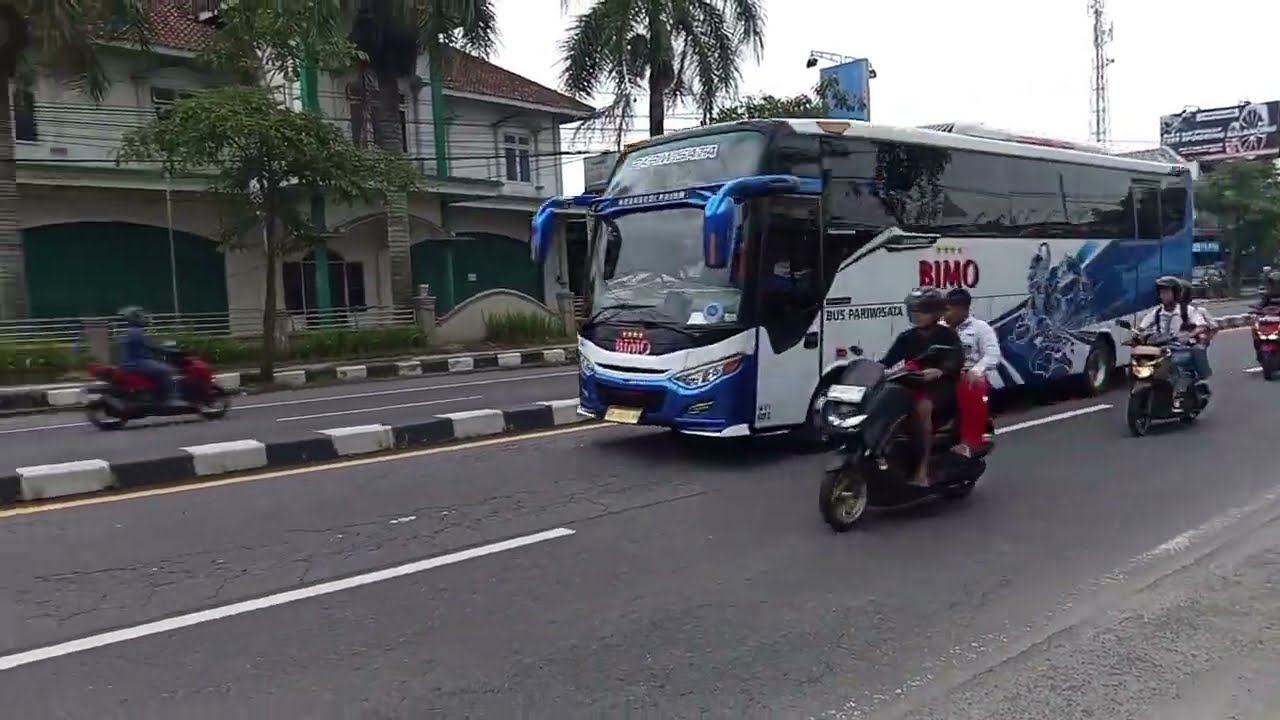 VLOGS❗🚍 BUS - MELINTAS JALAN RAYA - ARAH JALUR PANTURA