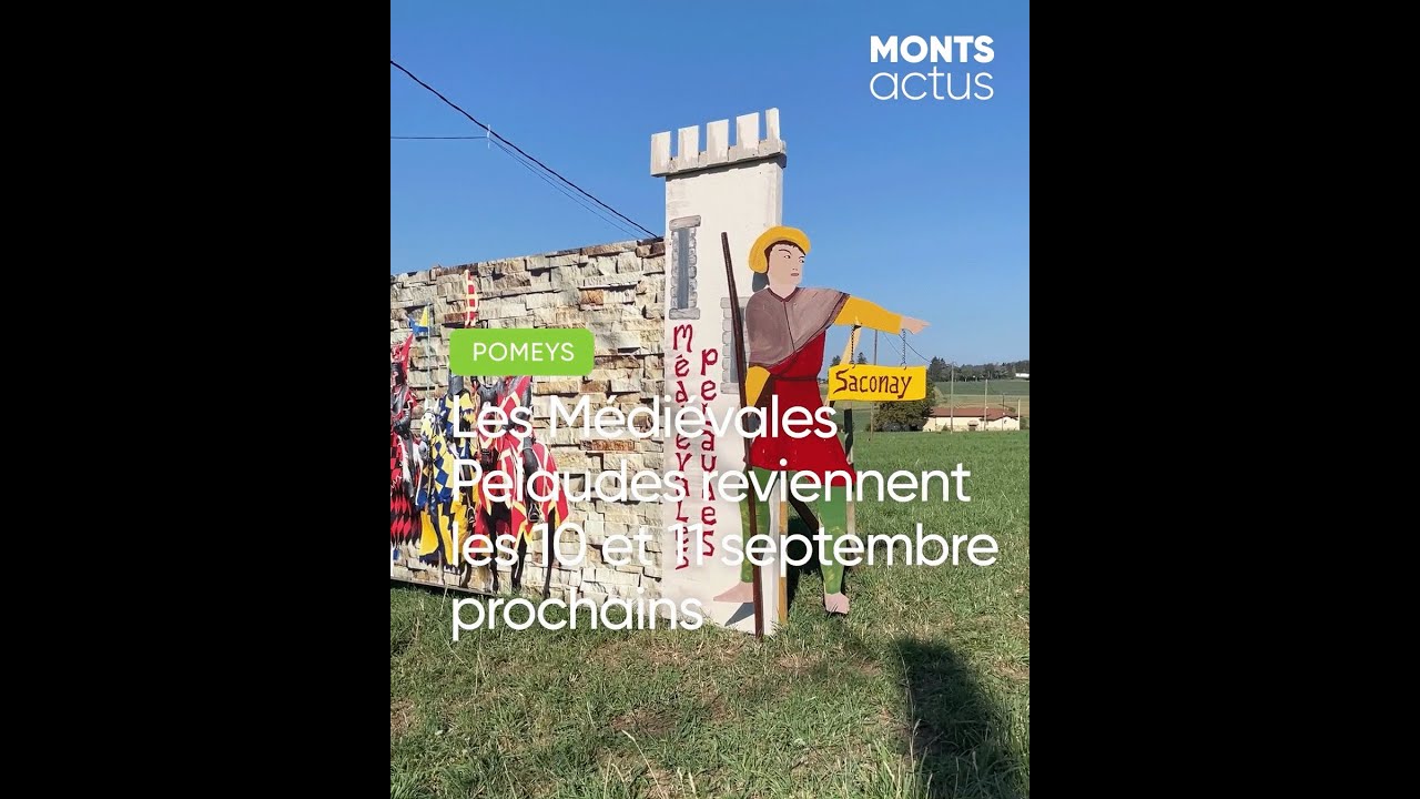 🏰⚔️ SAINT-SYMPHORIEN-SUR-COISE - Les Médiévales Pelaudes reviennent les 10 et 11 septembre prochains