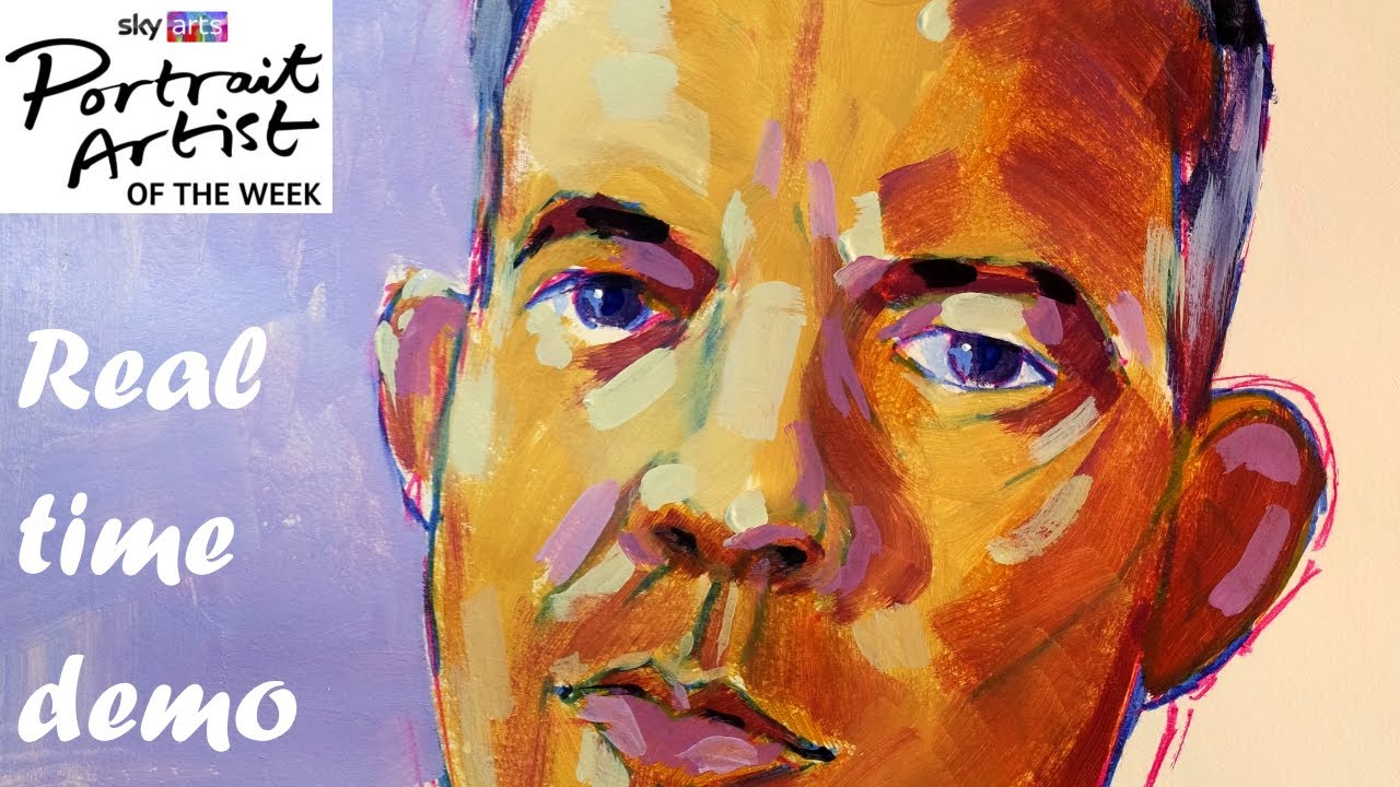 Sky Arts Portrait Artist of the Week - Russel Tovey