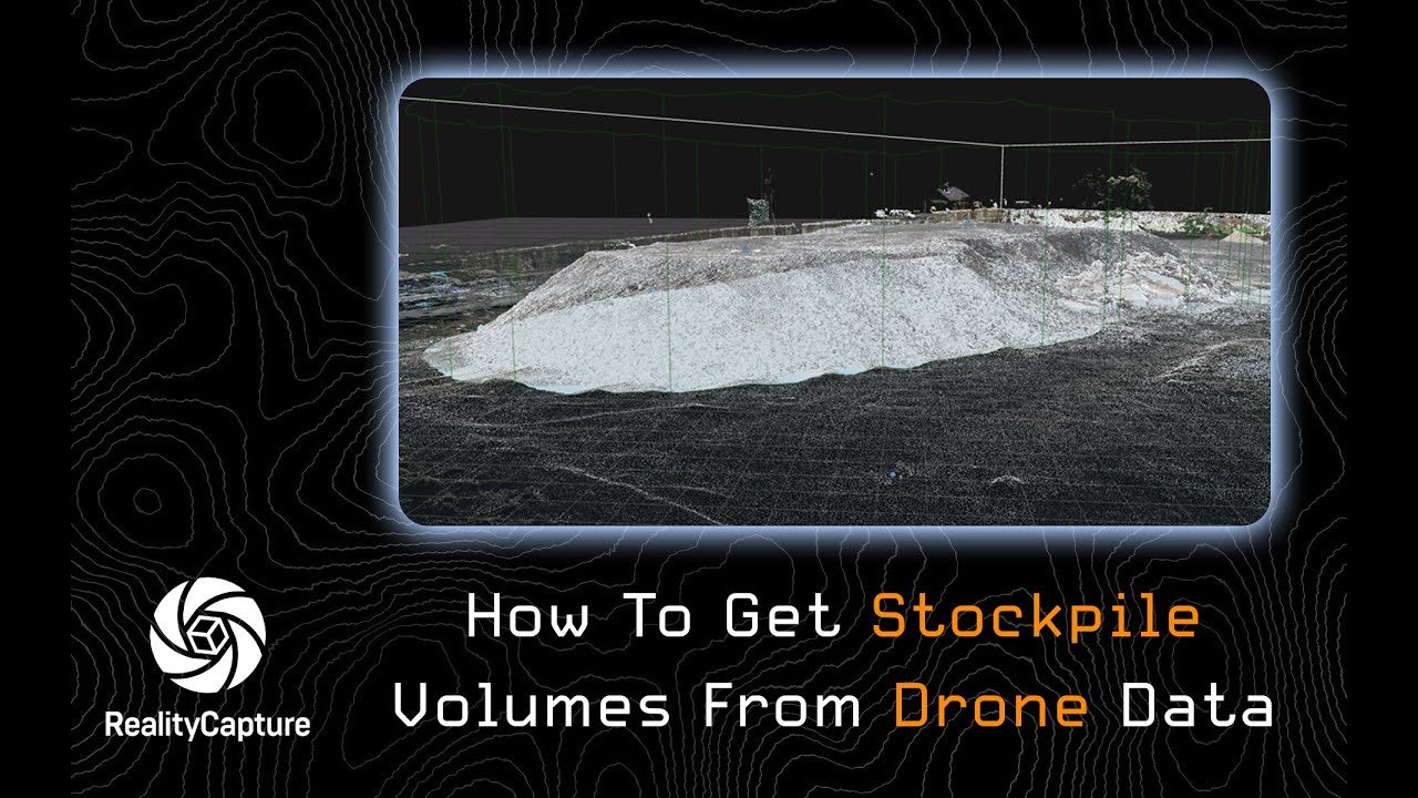 How To Get Stockpile Volumes From Drone Data (Using Reality Capture)
