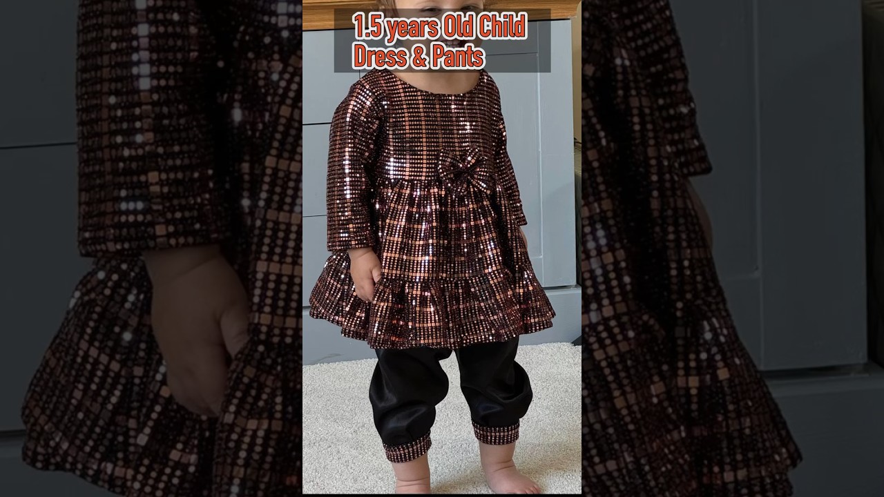 ✅DIY Eid Outfit for 1 years Old Child #eid #eidoutfit #sew