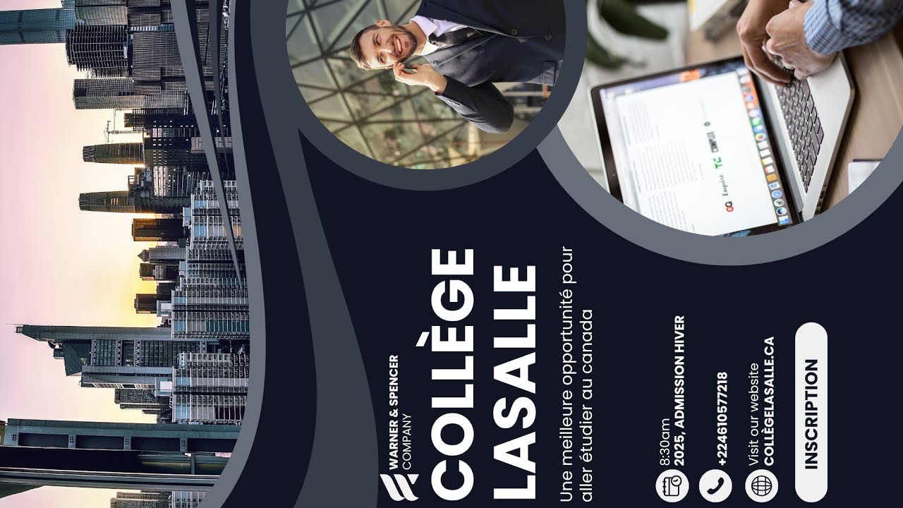 Comment déposé sa demande d'admission au Collège LaSalle au Canada
