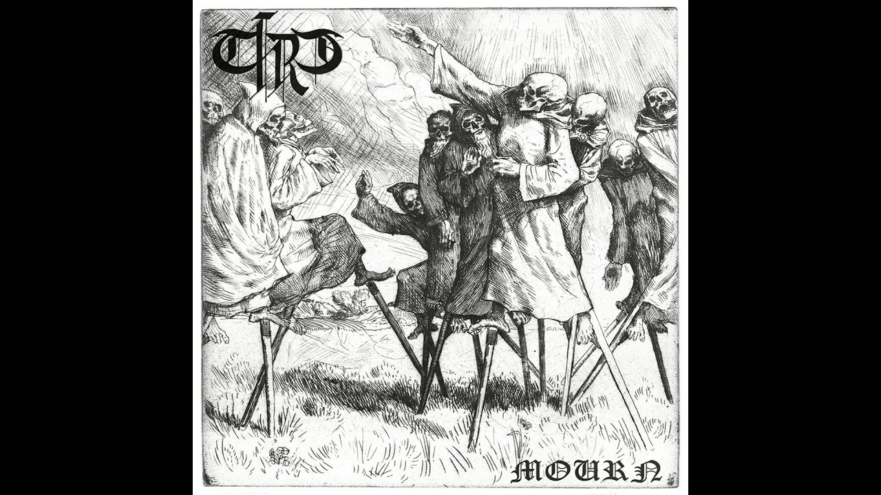 Thra - (Mourn : Demo 2017) Blackened Sludge/Death Metal From United States