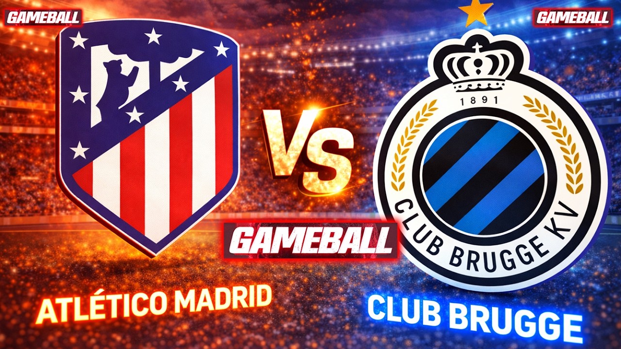 🔴LIVE : Atl. Madrid VS Club Brugge KV | CHAMPIONS LEAGUE 2026 #atleticomadrid #clubbrugge