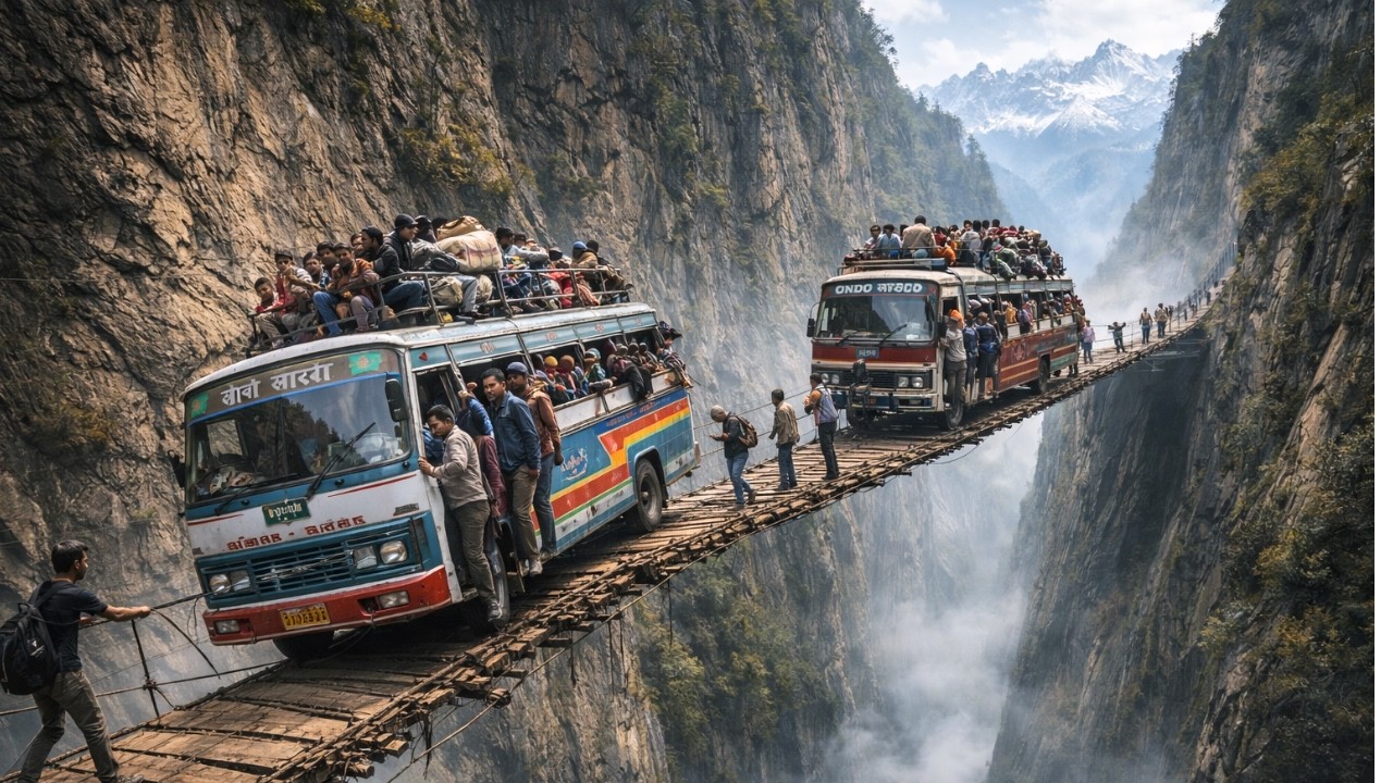 Impossible Places | World's Most Dangerous Roads & Railway Dare You To Come Travel Alone | 4K Travel