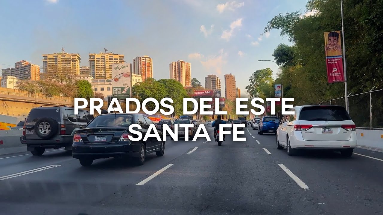🚗 INCREÍBLE PASEO  por #CARACAS 🚗 PRADOS DEL ESTE vía SANTA FE -  #AUTOPISTA FRANCISCO FAJARDO 2023