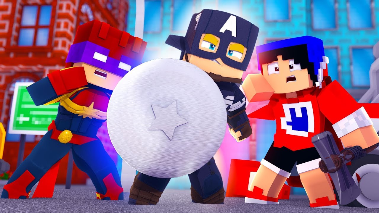 Minecraft: CAPITÃO AMERICA - VINGADORES #17« Nitro »